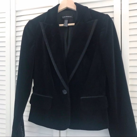 Club Monaco Dark Velvet Blazer - Picture 8 of 8